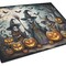 Edge Collections - 15" x 12" - Multicolor - Witch Theme Halloween Decorative Glass Cutting Board for Kitchen - 1 Piece